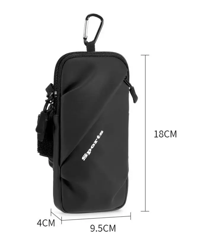 Sports Men Waist Pack Running Mobile Phone Arm Bag Wrist Bags Mini Crossbody Bags For Men Small Shoulder bags Belt Bum bag 2024