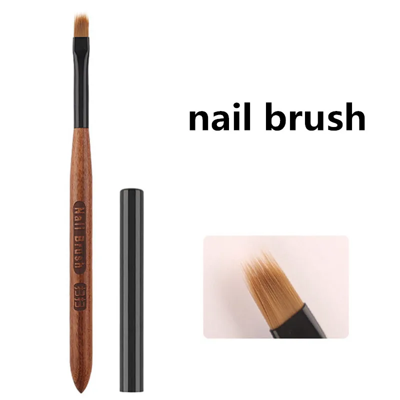 التدرج مسمار فرشاة فنية الاكريليك مسمار أومبير القلم DIY الأشعة فوق البنفسجية جل فرش اللوحة رسم الزهور الأظافر فرشاة أدوات مانيكير لصالون #2