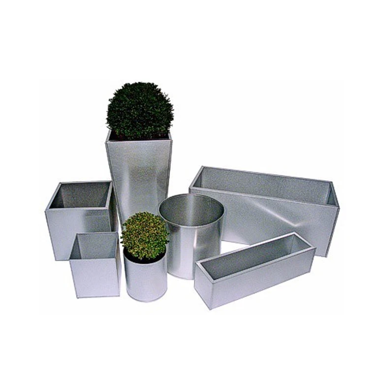 

Customized Large Stainless Steel Outdoor Planter Box/ Flower Pot with Home Garden Products