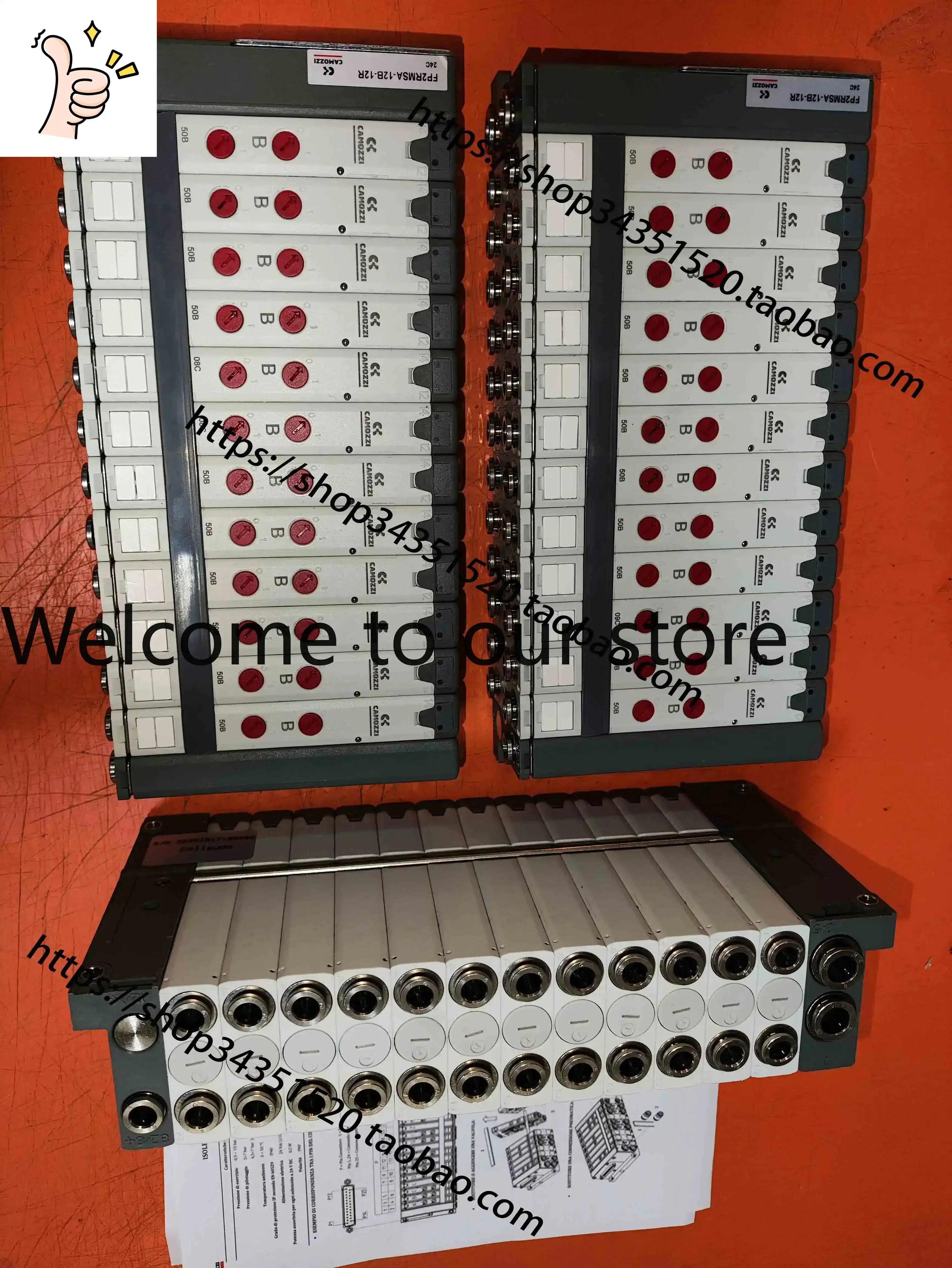 2026.4Customized Camozzi Italy FP2RMSA-12B-12R Solenoid Valve Terminal Flow Valve Terminal