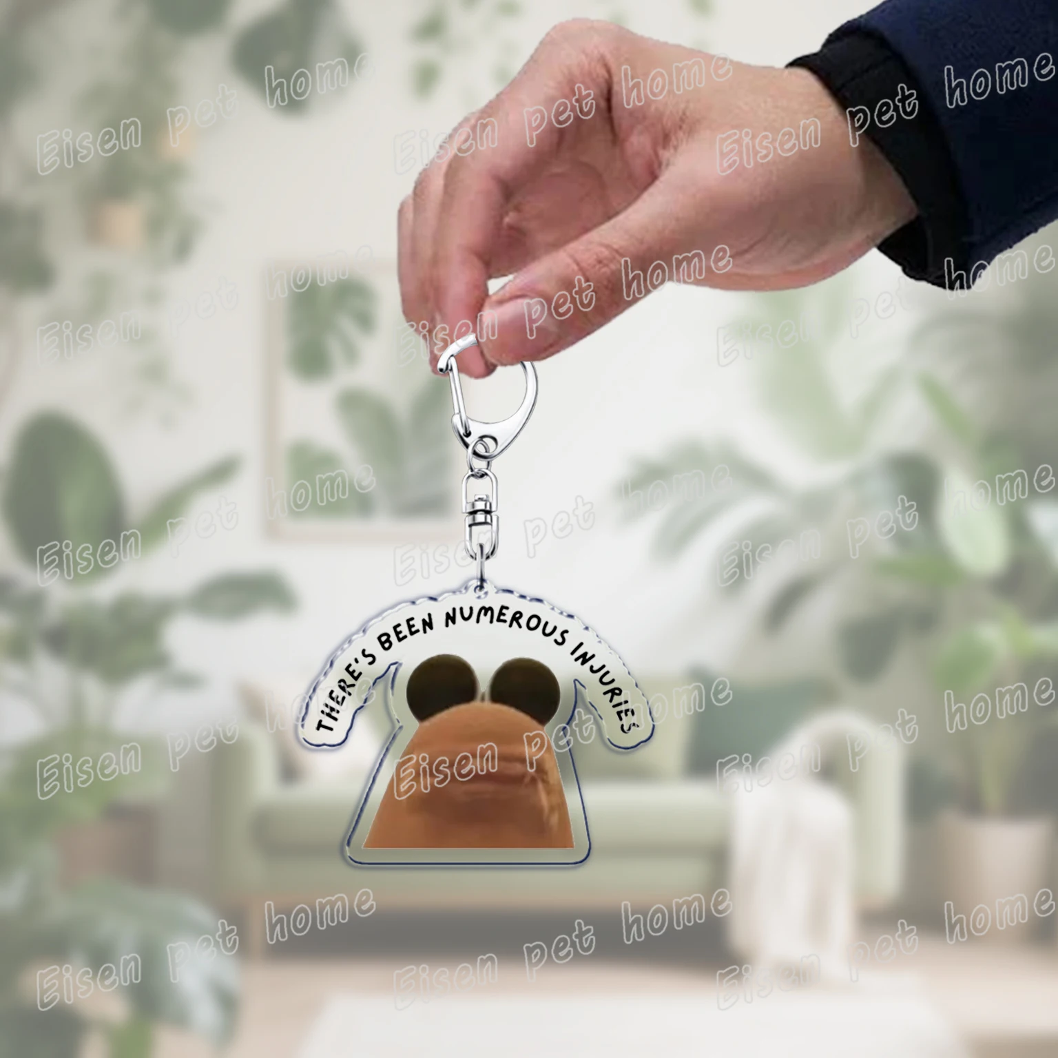 مضحك الإبداعية شخصية ماركوس المفاتيح الاكسسوارات حقيبة سحر لطيف المرأة ألعاب Keyrings مجوهرات المشجعين الأصدقاء هدية