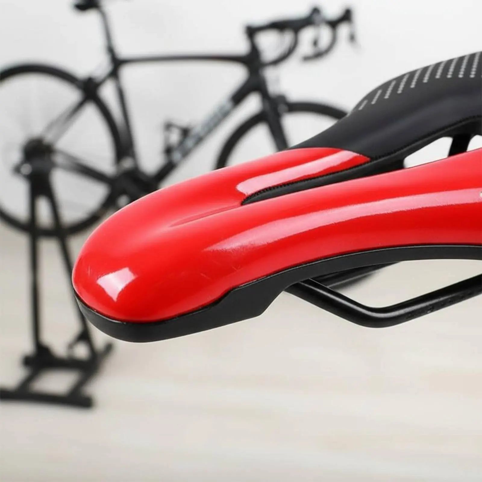 

Hollow Bike Saddle Comfortable Hollow Bike Saddle Pad Silicone Cycle Seat Pressure Relief Padded Cycle Seat Cushion