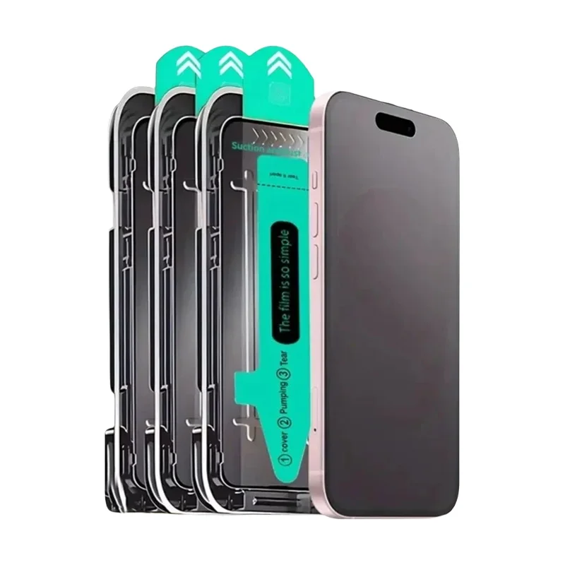 3 Stück Oleophobe Beschichtung Staubfrei Einfache Installation Matt Displayschutzfolie für iPhone 16 14 13 12 11 15 17 Pro Max XS X XR Glas