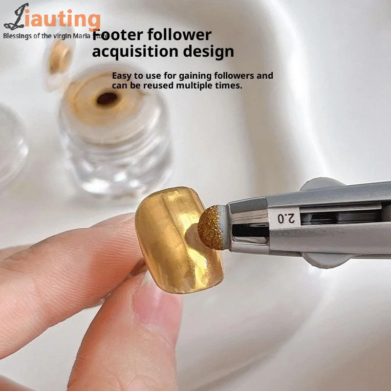 Hot Sale 4in1 Nail Dotting Pen Nail Art Dotting Tools In Ballpoint Pen Design Nail Art Tip Dot Paint Manicure Kit