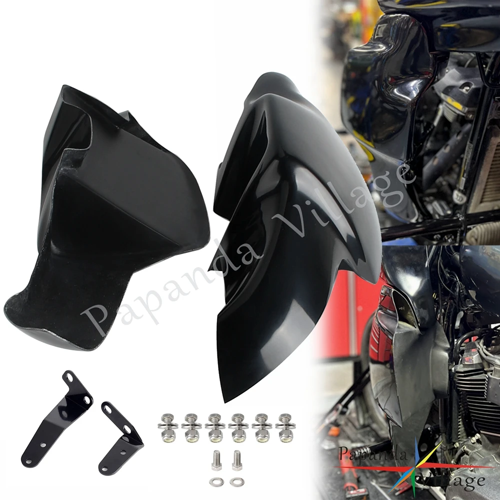 

Motorcycle Fiberglass Lower Leg Fairings Cap For Harley Softail Standard FXST Low Rider S FXLRS 2020-2023 Fat Bob FXFB 2018-19