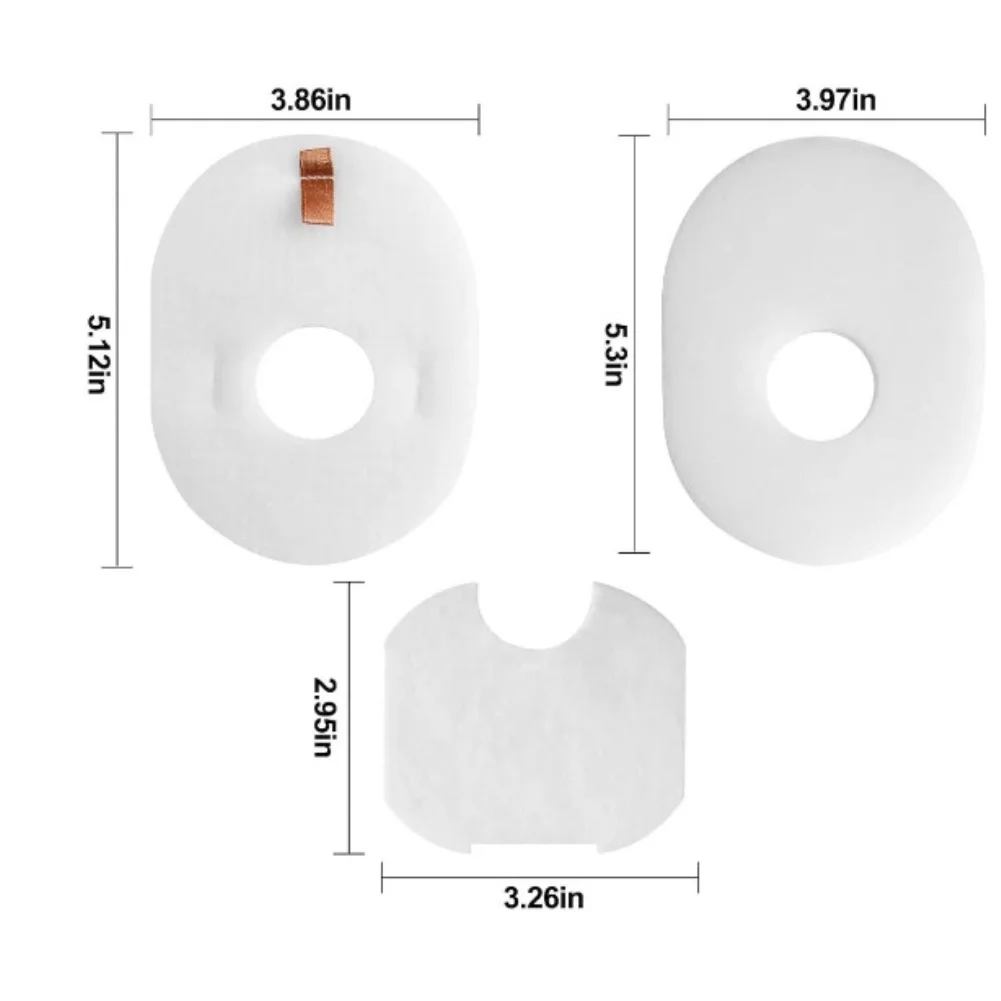 3Pcs Wash/able Replacement Filter Kit For HV292 HV300 HV300W XFFV300 Cordless Vacuum Multi‑layer Filtration Spare Parts