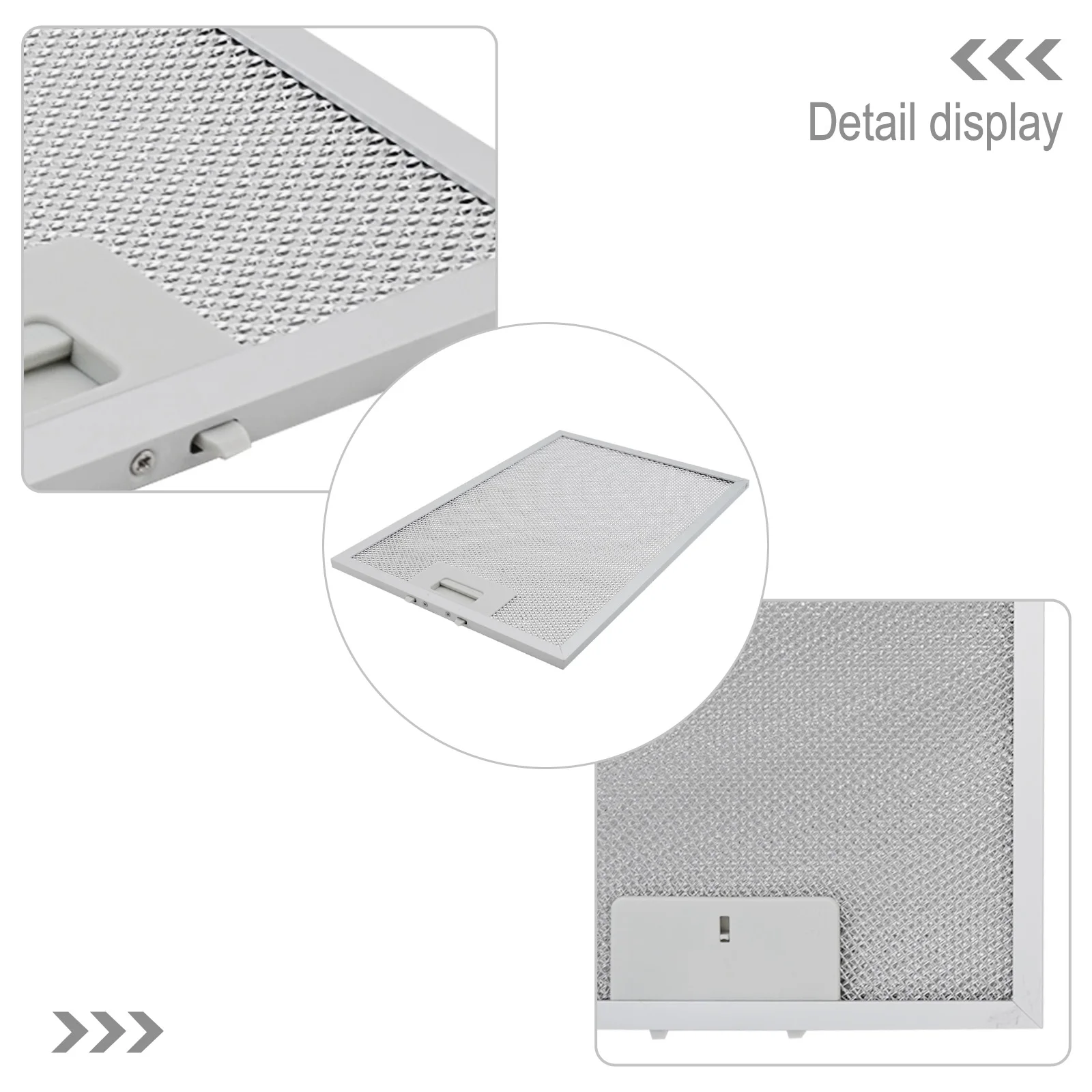 2pcs Kitchen Cooker Hood Filter 350x240x9mm Stove Hood Vent Filter Set Range Hood Grease Filter Replacement Mesh Screen Filters