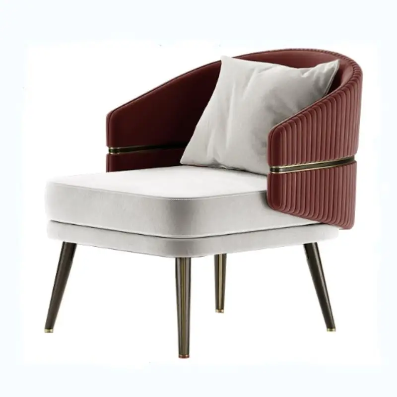

Легкий роскошный одноместный диван-кресло для офиса продаж, чтобы переговоры в вестибюле отеля, приемной