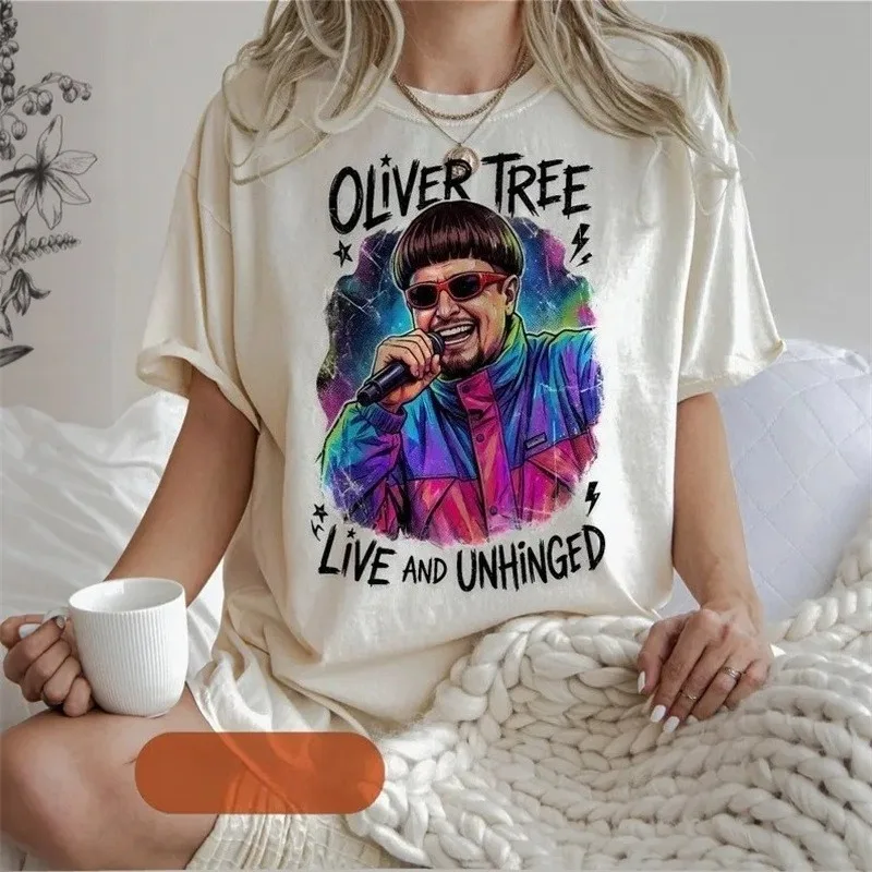 Oliver Tree Merch T-shirt Men Short Sleeve Tee Unisex Tops Clothes Causal Female Y2K Tops