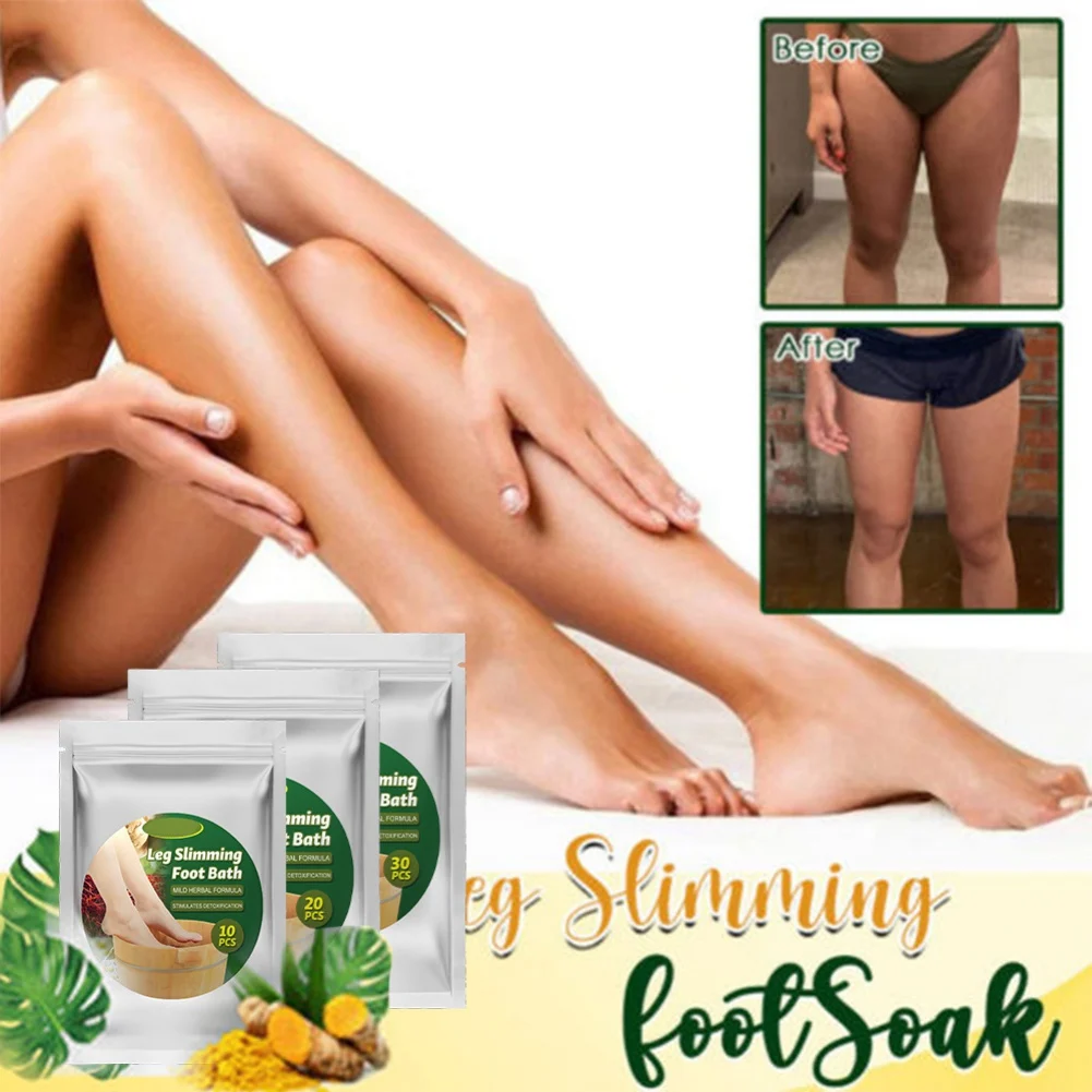 10Pcs/20Pcs/30Pcs Relieve Muscles Wormwood Ginger Lymphatic Drainage Leg Slimming Foot Bath Soak Detoxification Stress Relax