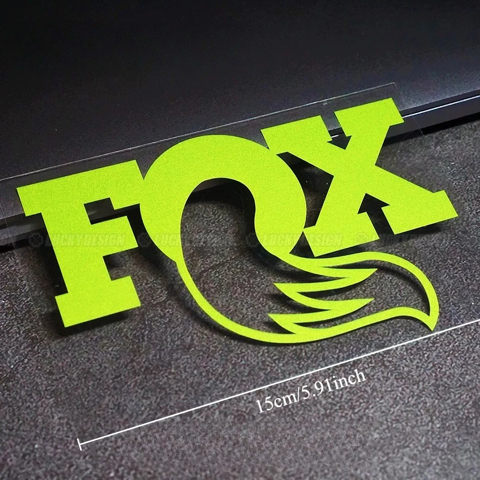 Hollow Shock Absorber Stickers, Waterproof Vinyl Decals for Mountain Bike & Off Road Motorcycle Scratch Cover Decor