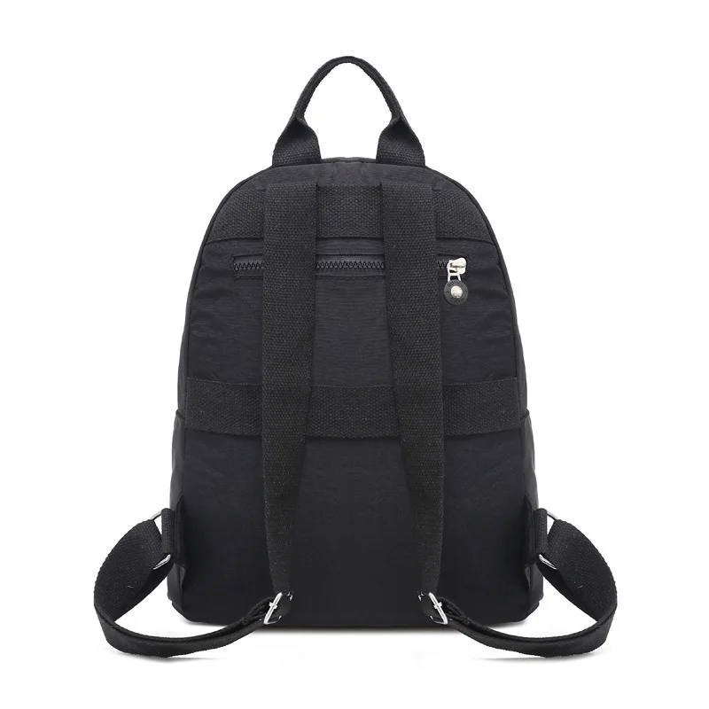 Bolso de hombro doble para mujer, mochila escolar de lona de gran capacidad, simple, versión coreana, para viaje y ocio, novedad de 2022