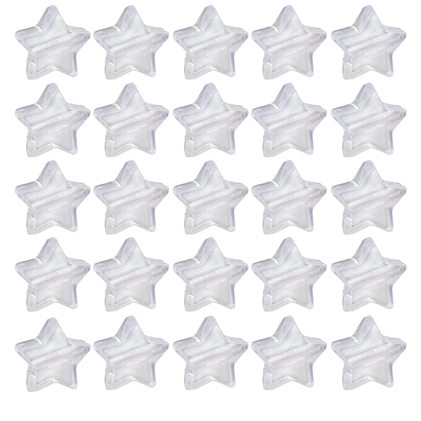1Set Acryl Stervorm Kralen Charmant Ab Coating Losse Kralen DIY Sieraden Maken Accessoires Ketting Oorbellen Armbanden