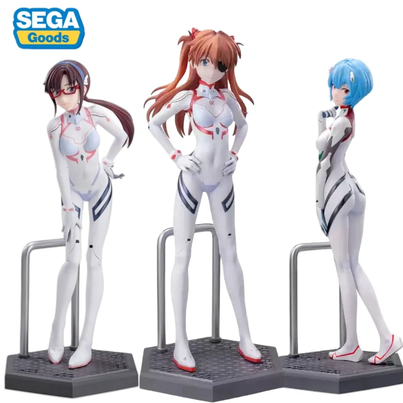 

In Stock Original SEGA Luminasta EVA Ayanami Rei Asuka Langley Soryu Mari Makinami Illust Anime Figure Doll Ornaments Toy Gifts