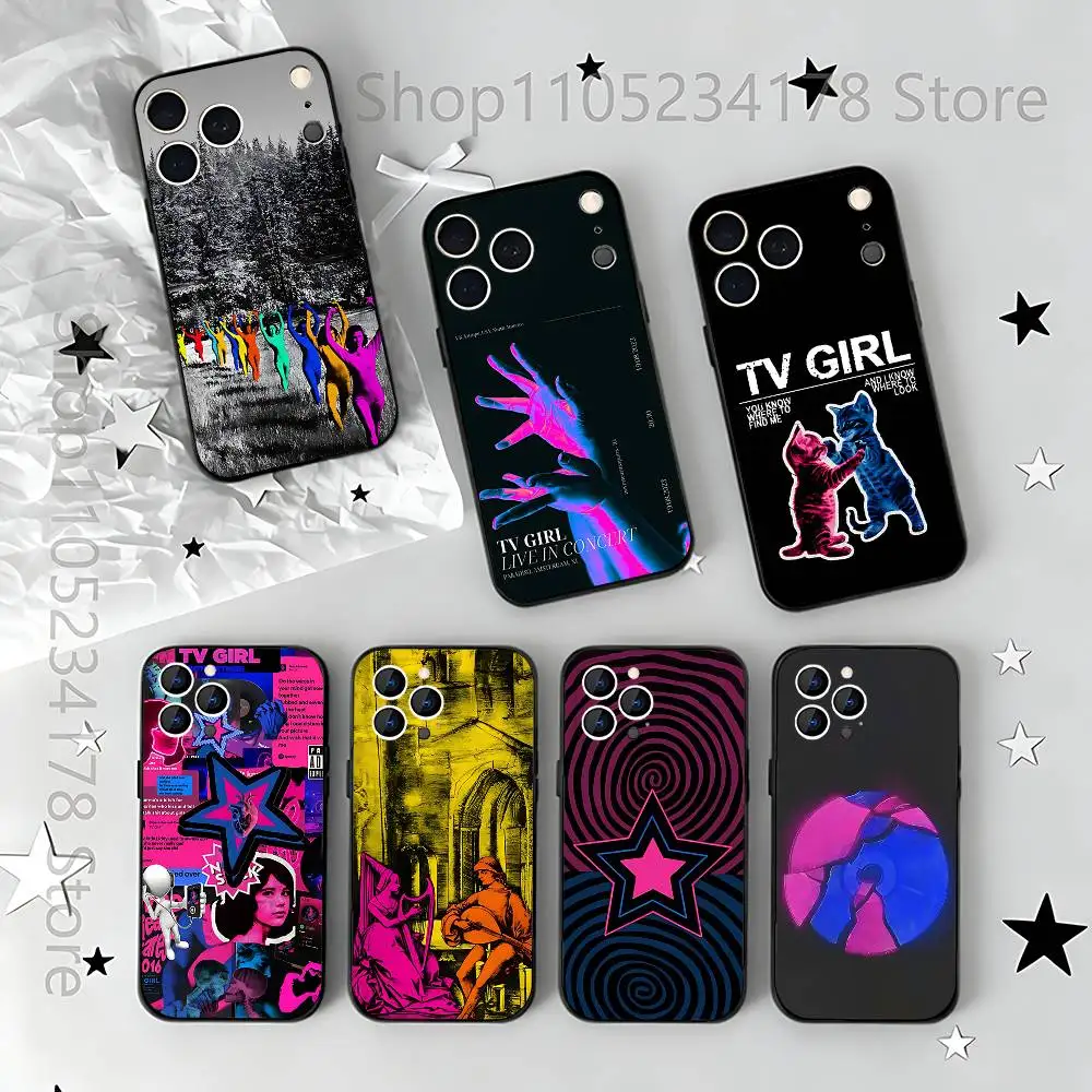 

Music TV Girl band Phone Case For iPhone 17,16,15,14,13,12,11,Pro,Max,Plus,E,Air,Mini Protective Black Cover