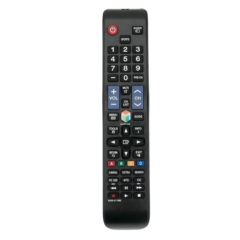 Substituição remota para Samsung Smart TV, BN59-01198X, UN40J6200 UN40J6300 UN55J6200 HDTV SUHDTV UN40J520D 5500 Series