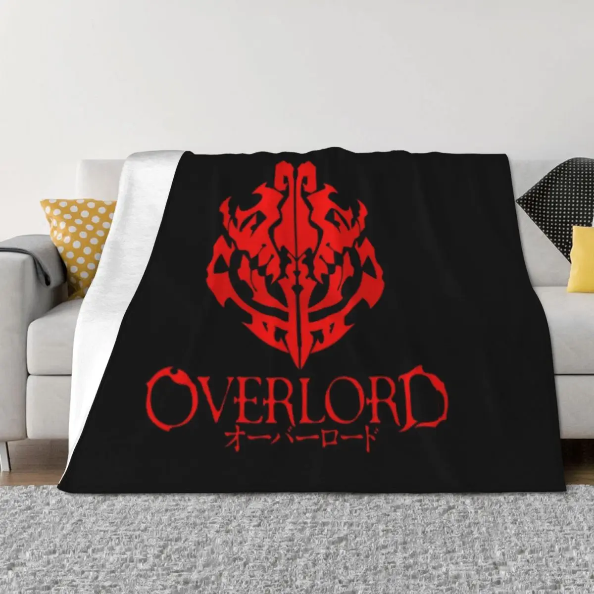 

Anime Overlord Ainz Ooal Gown Throw Blanket valentine gift ideas Soft Big Vintage halloween Blankets