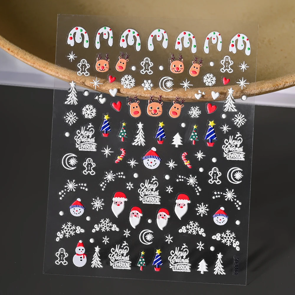 2025#5D Christmas  Santa Claus - مراجعة Nail Art Xmas 2025 وسعره