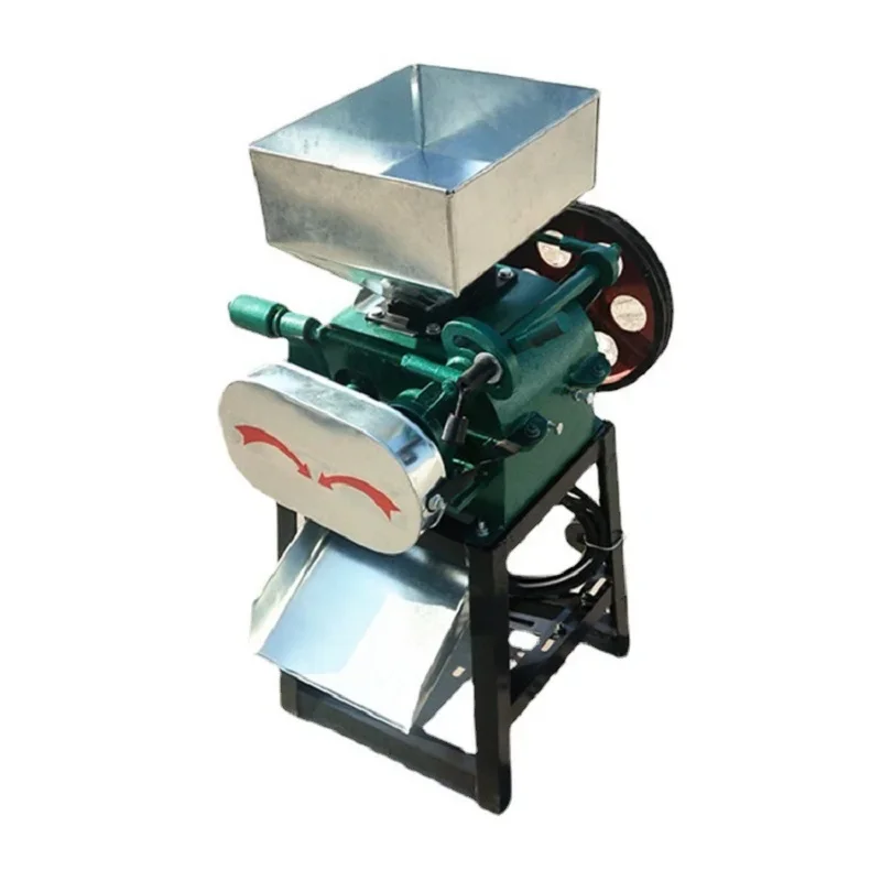 Hot Sale Multifunctional Grain Flattening Machine Bean Flakes Sorghum Barley Corn Flakes Wheat Cereal Flatten Machine