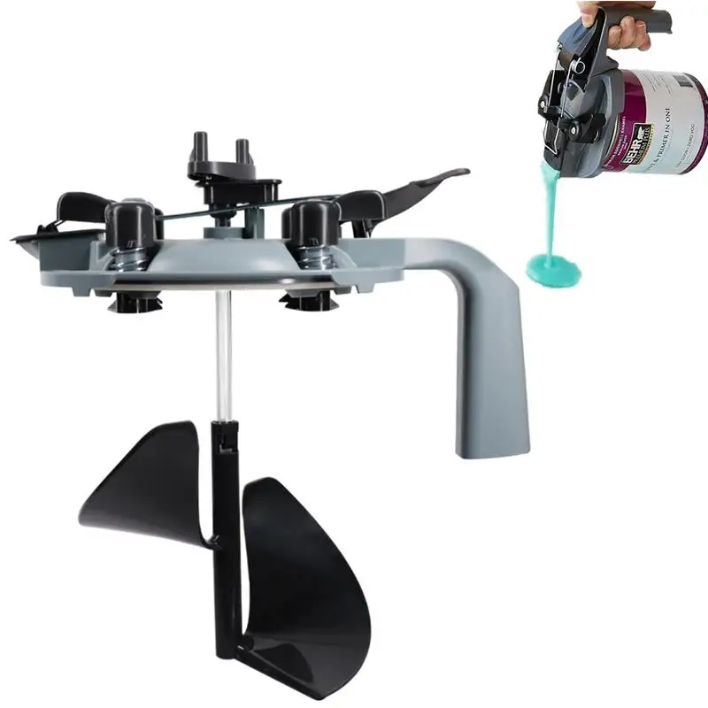Paint Can Lid Mess-Free Handle Paint Color Tool Paint Slurry Mixer Stirrer Paint Coating Mixing Slurry Cover 1L/4L