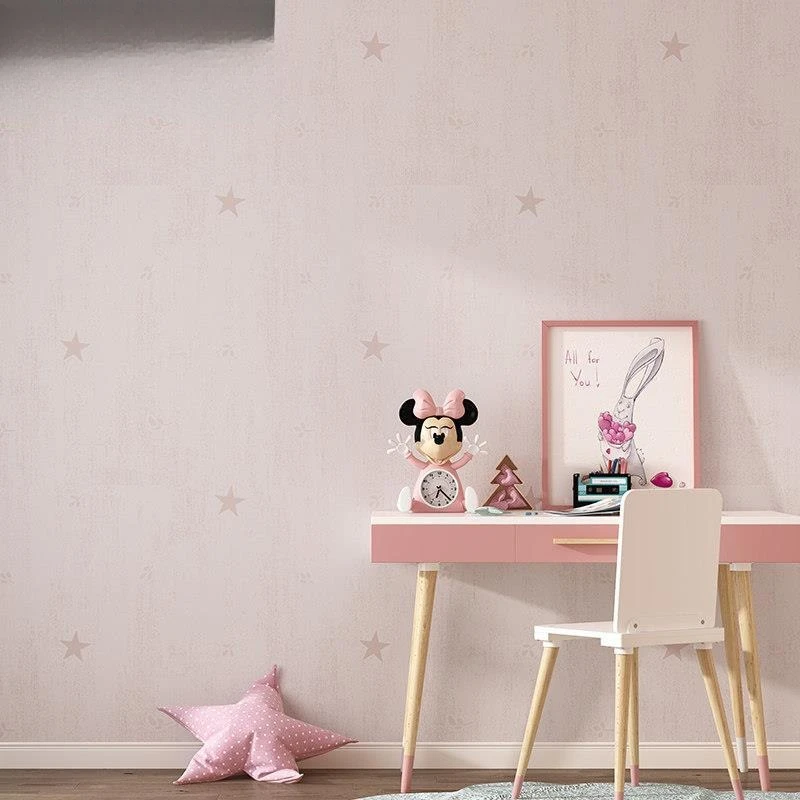 High-grade seamless wall covering, modern simple bedroom whole house wallpaper, warm and environmentally friendly boys and