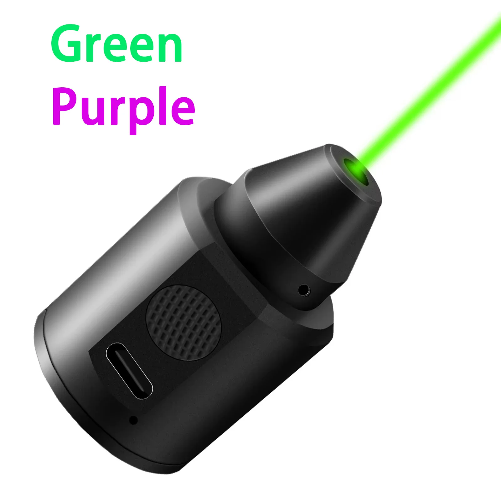 Tactical Magnetic Green Purple Laser Sight, Ak 47  Ar15  Glock  Rifle Airsoft Pistola Light Weight, 60g, with Large Buttons