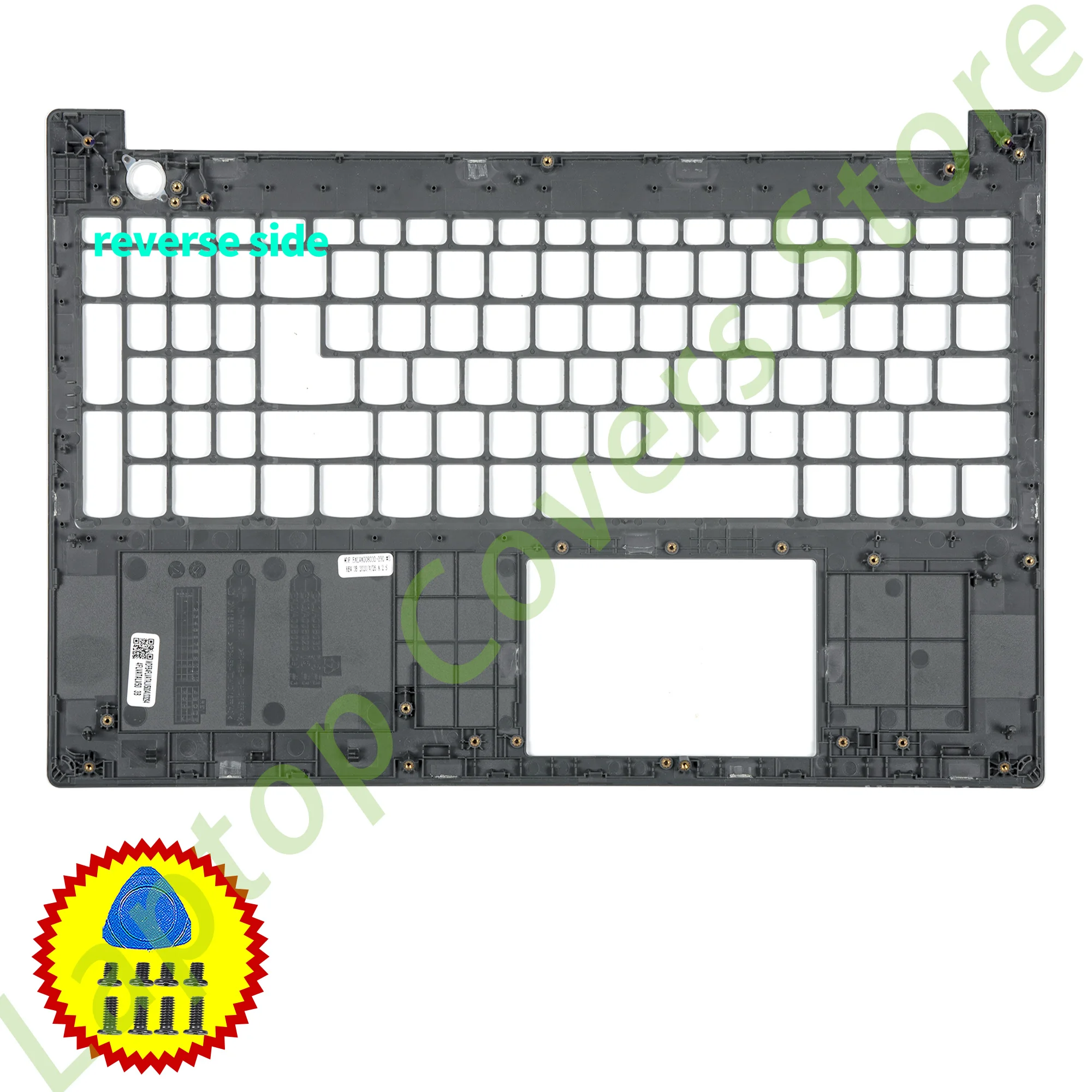 Imagem -05 - Laptop Capas para Thinkbook 15 15-iil 15-iml Lcd Tampa Traseira Moldura Frontal Caixa Superior Partes Inferiores Substituir Cinza 4elvalclv50