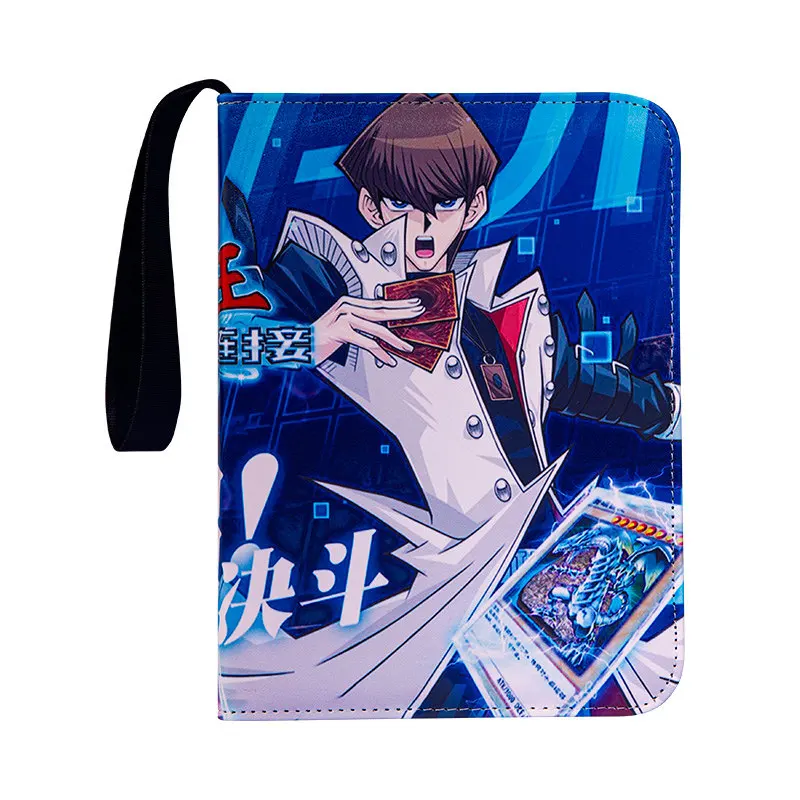 400pcs/900pcs 4/9 Card Album Book Anime Yu Gi Oh Collection Card Zipper Game Cards Binder Holder Kids Toys Gifts