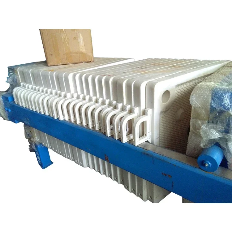 Plate and Frame Type Sludge Filter Press  Dewatering Treatment