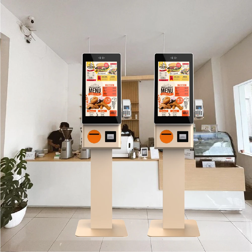 Restaurant Fast Food Ordering Machine Self Ordering Kiosk