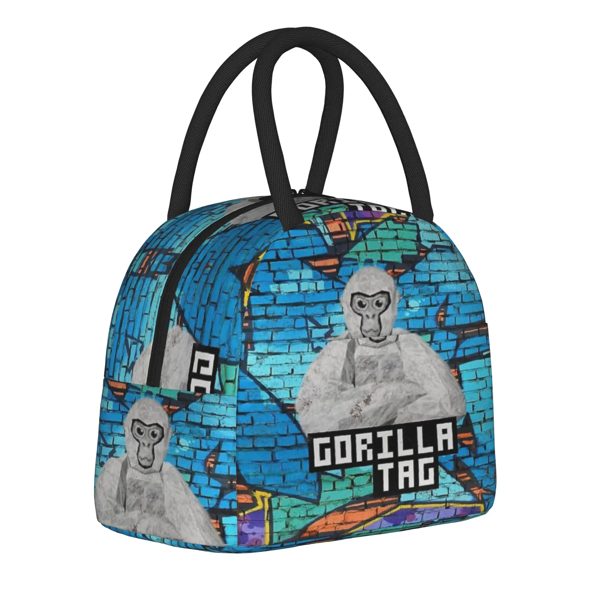 Gorilla Tag VR Gamer Accessories Insulated Lunch Bag For School  Food Storage Bag Reusable Thermal Cooler Bento Box