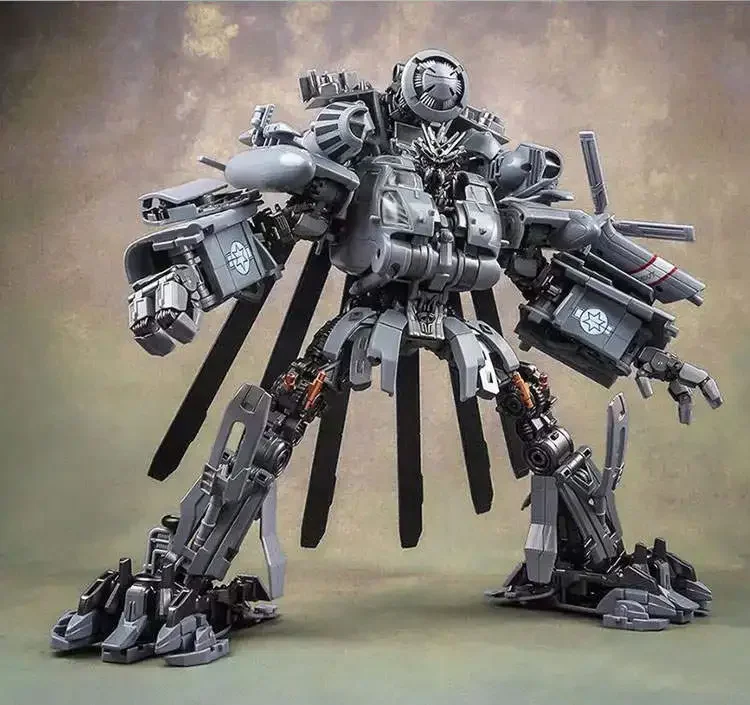 Transformatie Weijiang WJ Black Apple M05 Verborgen Vertigo Vervorming Speelgoed Vergrote Versie Film Helikopter Model met Scène