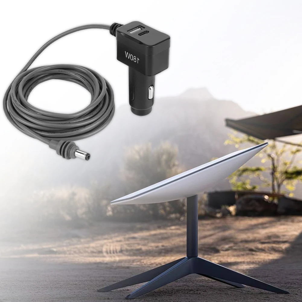 Starlink Mini用3in1ケーブル、車用シガーソケット充電器、12V-24Vシガーソケットアダプター、Starlink Miniアクセサリー