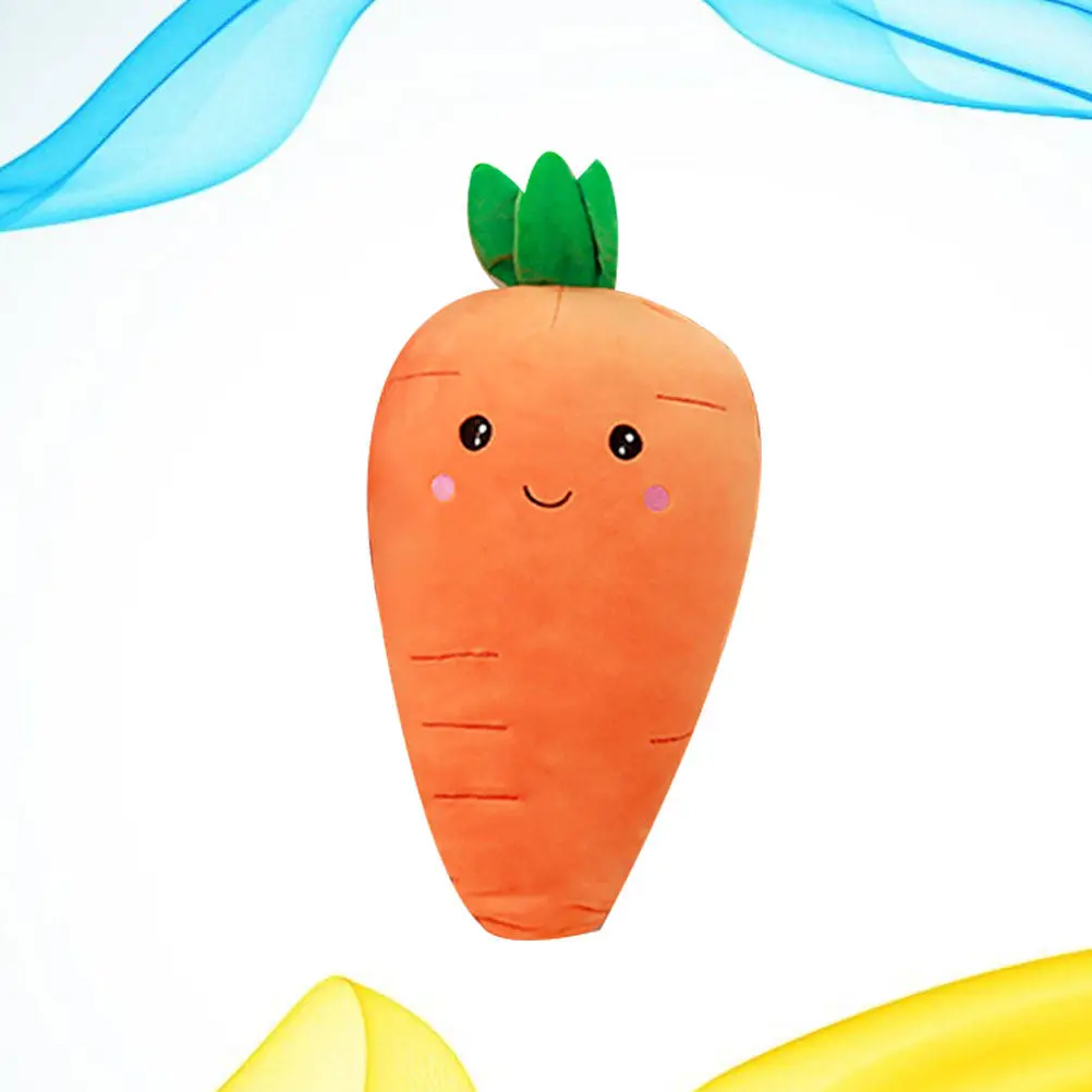 

1Pcs Carrot Themed Throw Pillow 55Cm Cozy Decorative Cushion for Living Room Bedroom Kitchen Office Cafe Mall Hotel Fireplace