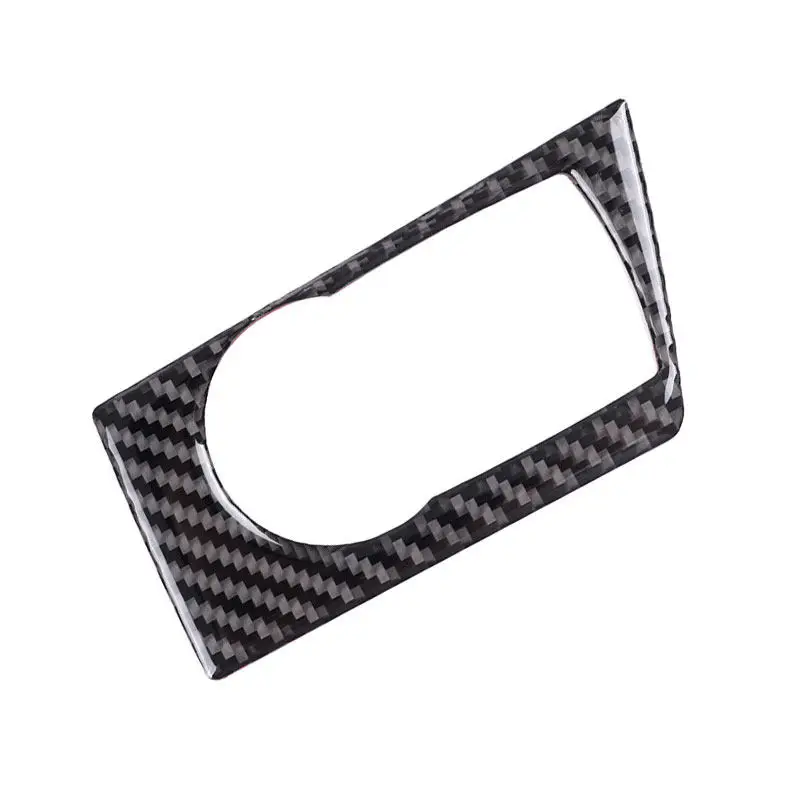 For BMW X3 E83 2006 2007 2008 2009 2010 1pc Soft Carbon Fiber Car Interior Headlight Switch Panel Frame Cover Trim Accessories