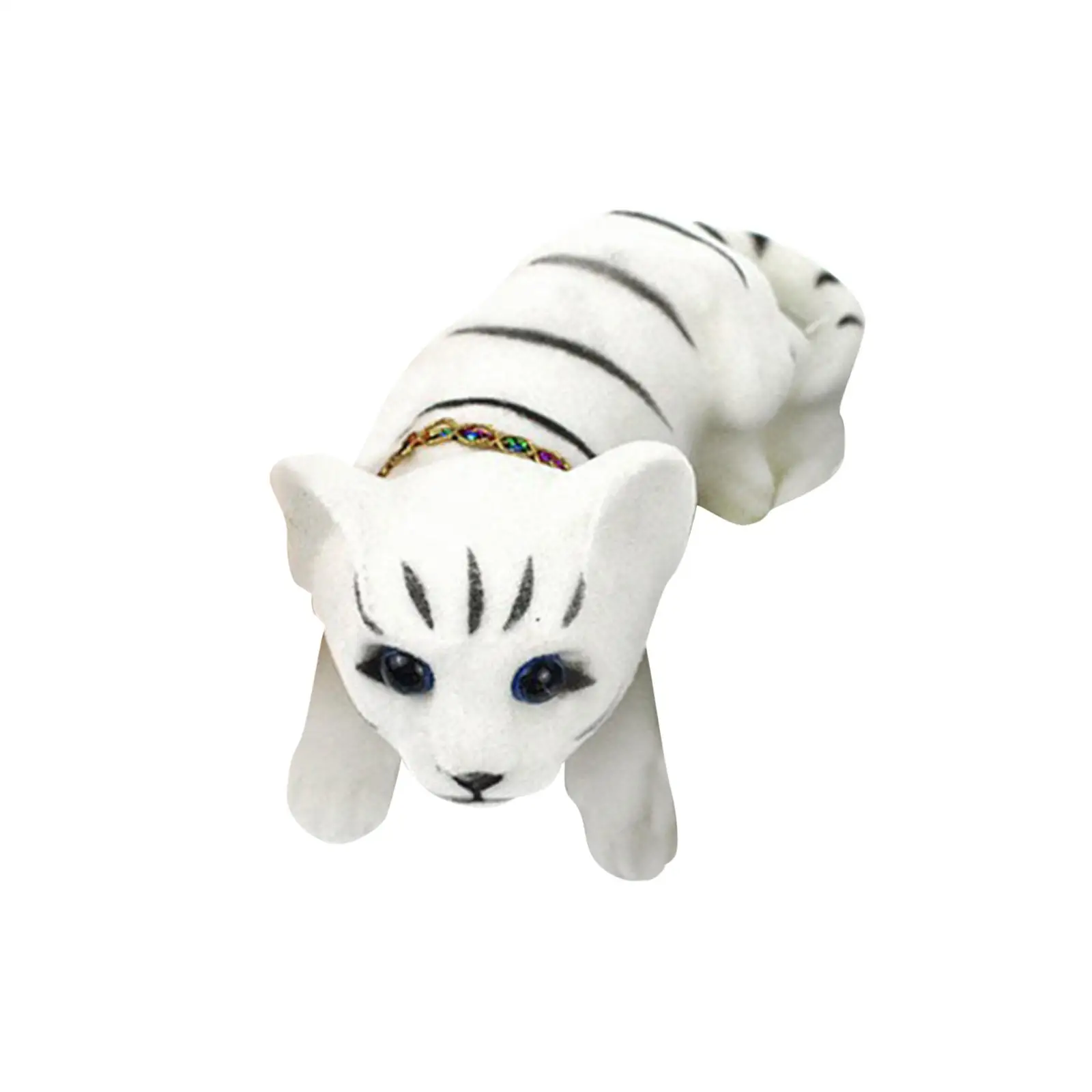Car Decoration Nodding Cat Ornament Crafts Gift Nodding Head Kitty Auto Accessories for Office Vehicle Home Decor Truck Tabletop