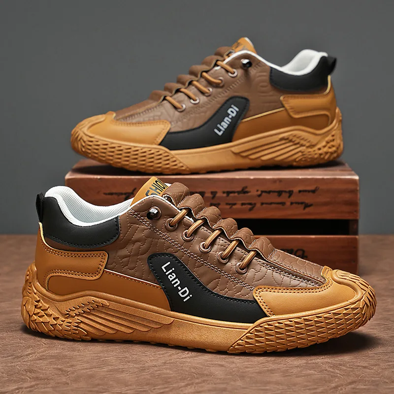 

High Quality Chunky Sneakers 2026 New Basketball Shoes for Men Casual Trendy Soft Sole Sports Shoes Youth Versatile Men's Shoes