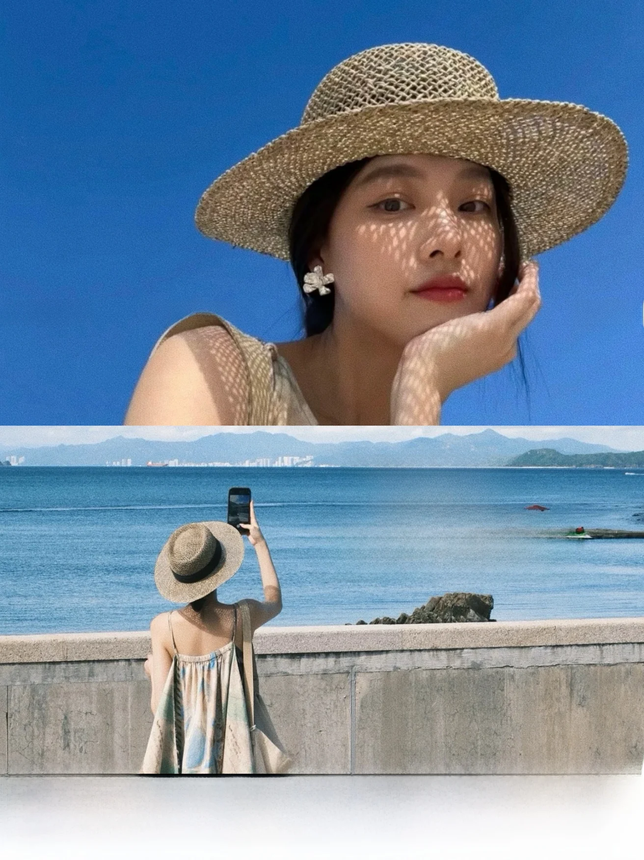 chapeau-de-paille-elegant-ajoure-pour-femme-ideal-pour-l'ete-la-plage-et-les-vacances-protection-solaire-respirante-a-la-mode-a-bord-plat-taille-ajustable