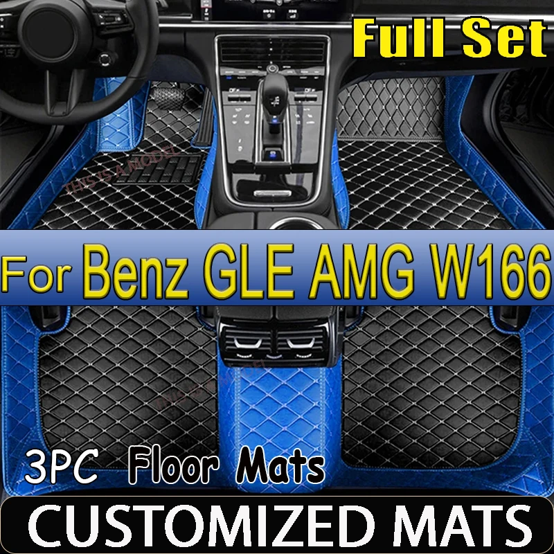 

Car Floor Mats For Mercedes Benz GLE AMG W166 53 63 63S 2015 2016 2017 2018 Custom Foot Pads Carpet Cover Interior Accessories
