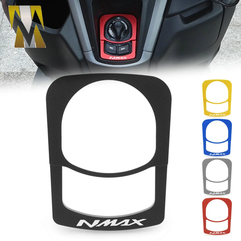 

2025 Motorcycle Starter Button Cover Instrument Guard Electric Door Lock Switch Cover For YAMAHA NMAX 155 NMAX155 N-MAX