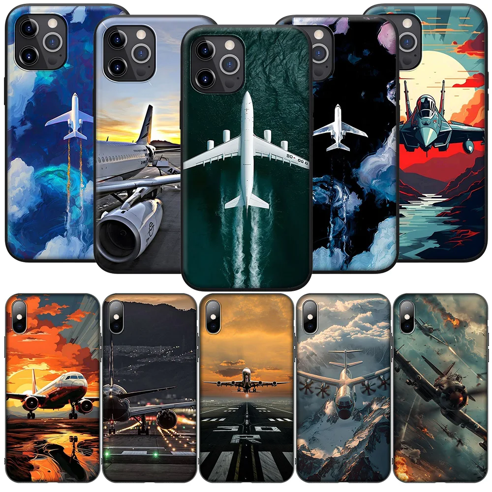 FL2 Airplane Red Space NEW Phone Case for Samsung Galaxy A15 S10E S9 S8 S7 Note 20 10 9 8 Plus Lite