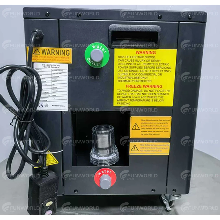 High-performance 300L Water Cooler Machine 1HP Ice Bath Chiller Fast Cooling Time Design For Athlete