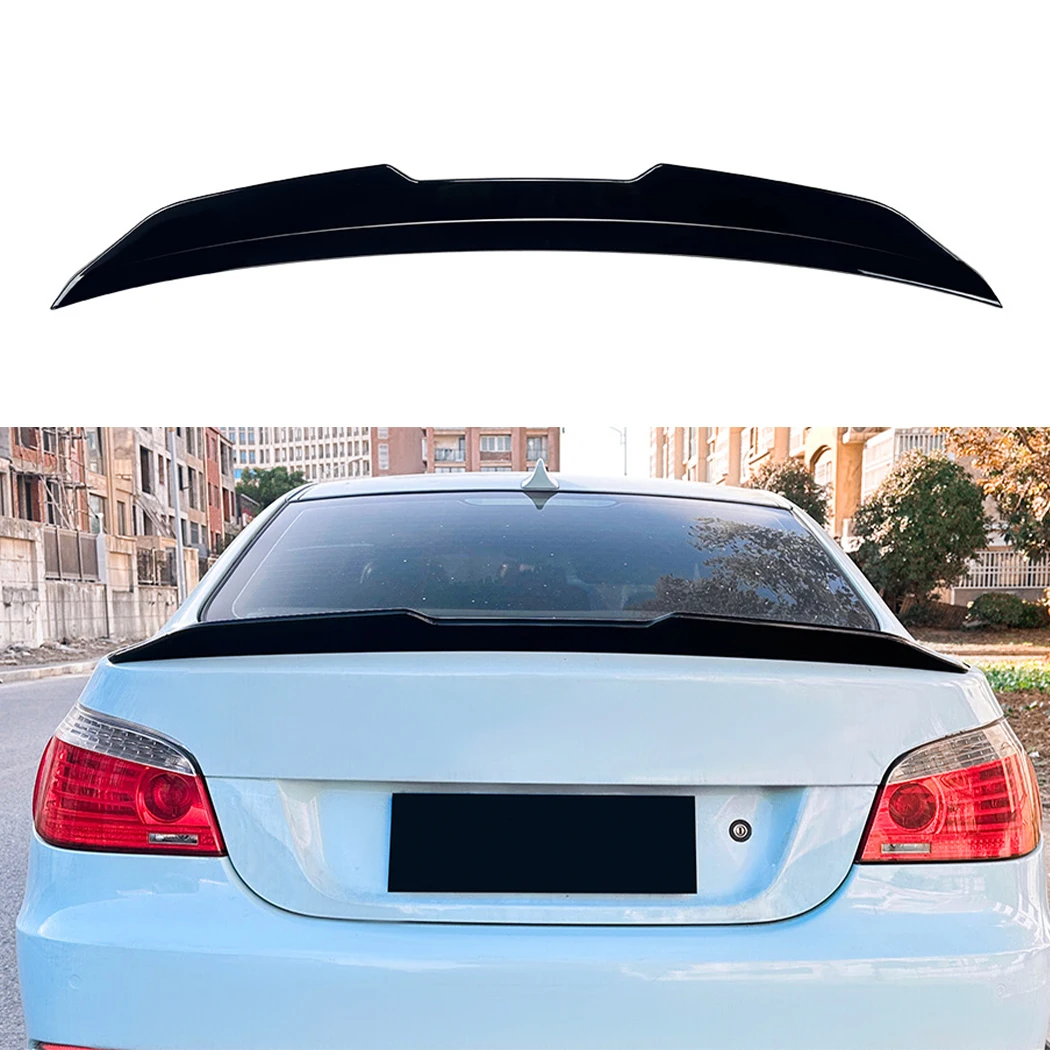 Rear Spoiler For BMW 5 Series E60 2004-2010 PSM Style Car Rear Wing Trunk Spoiler Decklid Lid Trim Splitter Lip