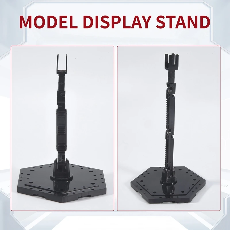 

Model Display Shelf,Model Display Rack,Suitable For Gundam Model Stand Action Figure Stand And HG, RG Model Display Easy Install