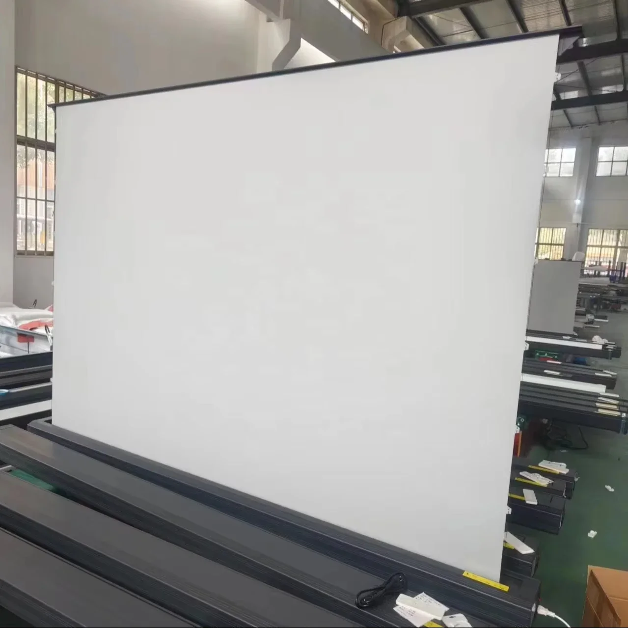 

84-120'' inch Floor Rising Projection Screen Alr Ust Floor Rising Floor Lifting Motorized Screen 4K UST Projector Screens