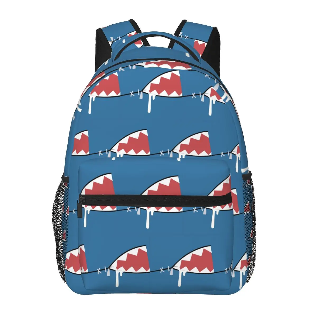 

Gawr Gura Shark Mouth Студенческий рюкзак Школьная сумка Походный дорожный рюкзак для мальчиков и девочек Модная сумка для книг Сумки на плечо