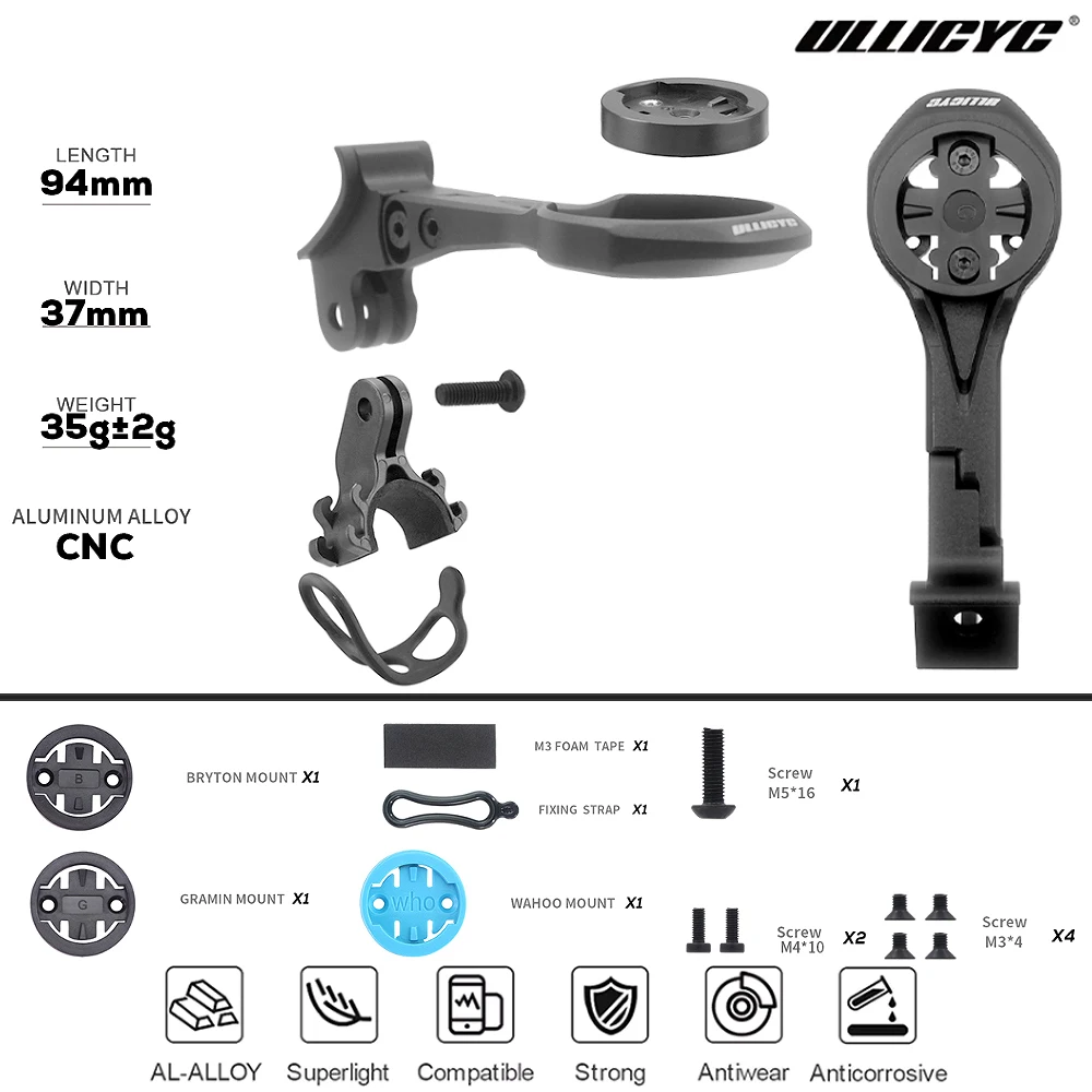 

Aluminum Alloy Computer Mount for Colnago C68 V4RS CC.01 Integrated Handlebar Universal GPS Garmin Bryton Wahoo GoPro Compatible
