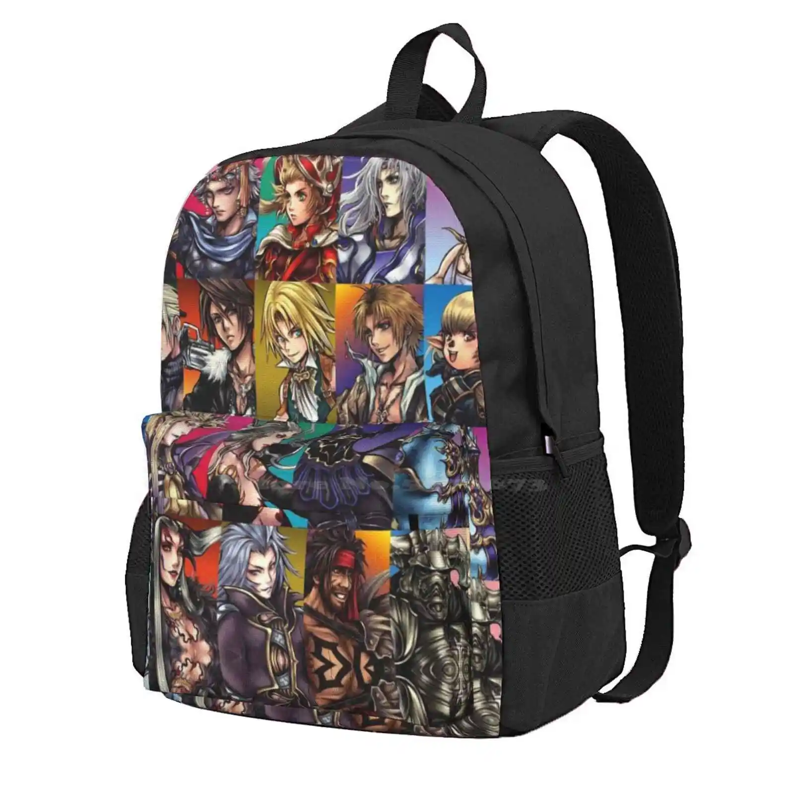 Final Fantasy Hot Sale Schoolbag Backpack Fashion Bags Final Fantasy Vii Final Fantasy Iv Cloud Square Enix Tifa Final Fantasy