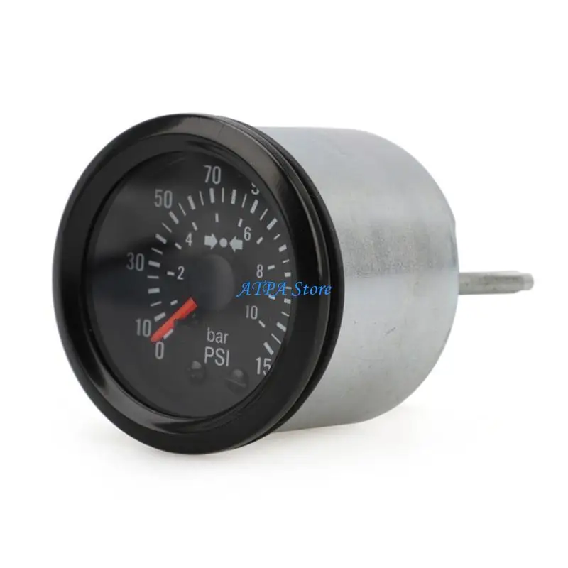 

U13C Constructions Machinery Measuring Instrument VDO Barometer 0-10BAR/0-150PSI Oil Pressure Gauge Double Scale Point Type