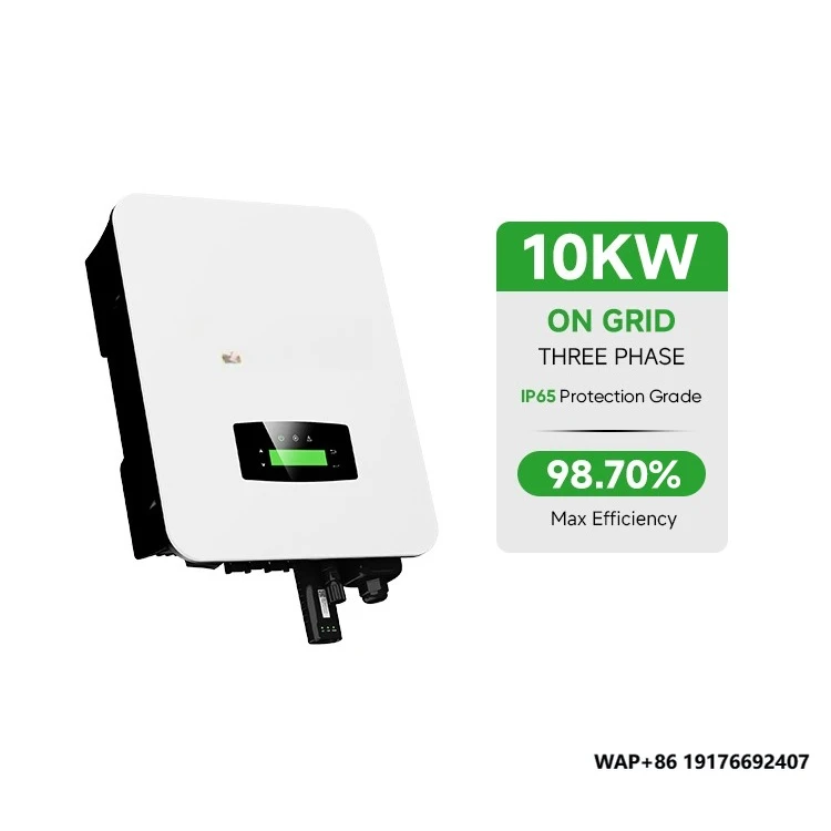 

3 Phase on Grid Inverter 10KW 12KW 15KW Grid Tie Type Solar Power Inverter Built in MPPT Controller